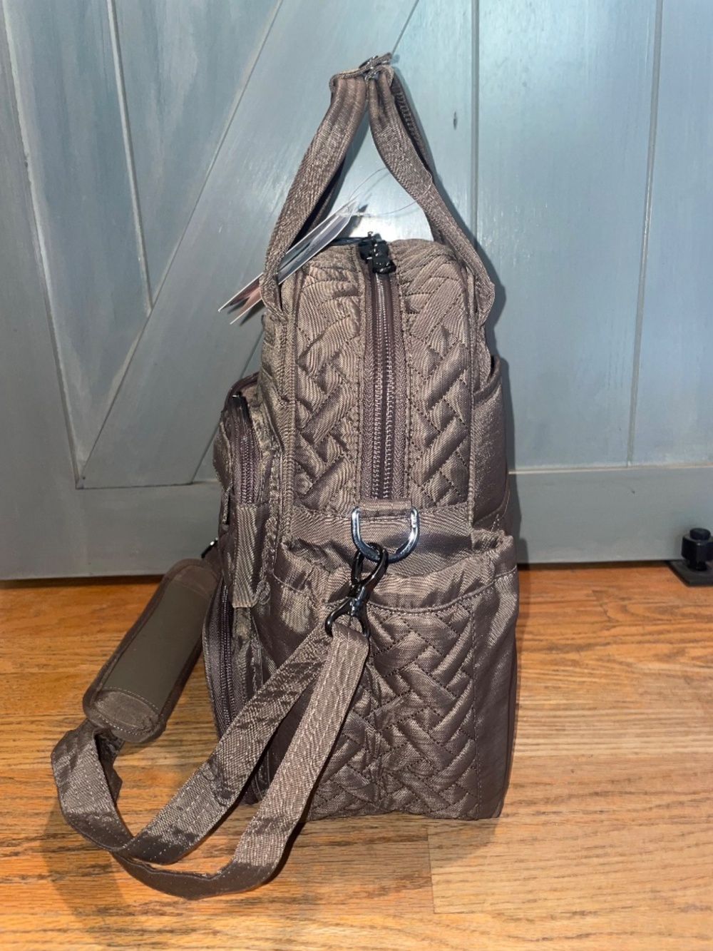 Lug Mini Puddle Jumper Tote Brushed Walnut - Picture 3 of 10